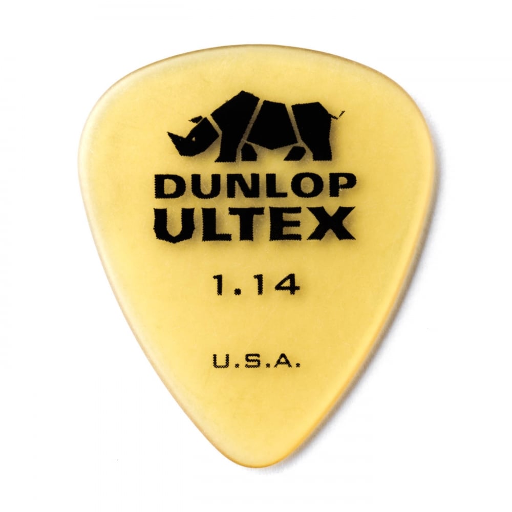 Jim Dunlop Ultex Standard 1.14mm Guitar Plectrums, 72Pack Strings Direct