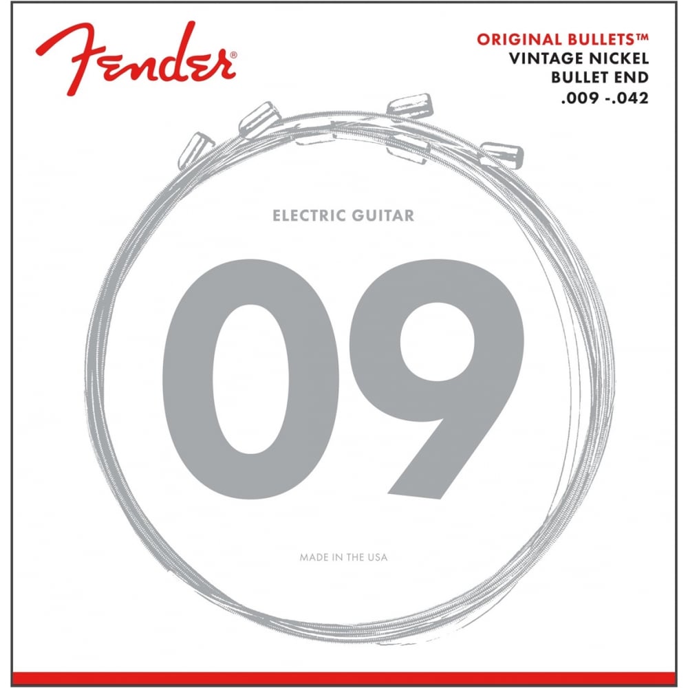 Fender Original Bullets 3150L Vintage Nickel Wound 9-42 Bullets