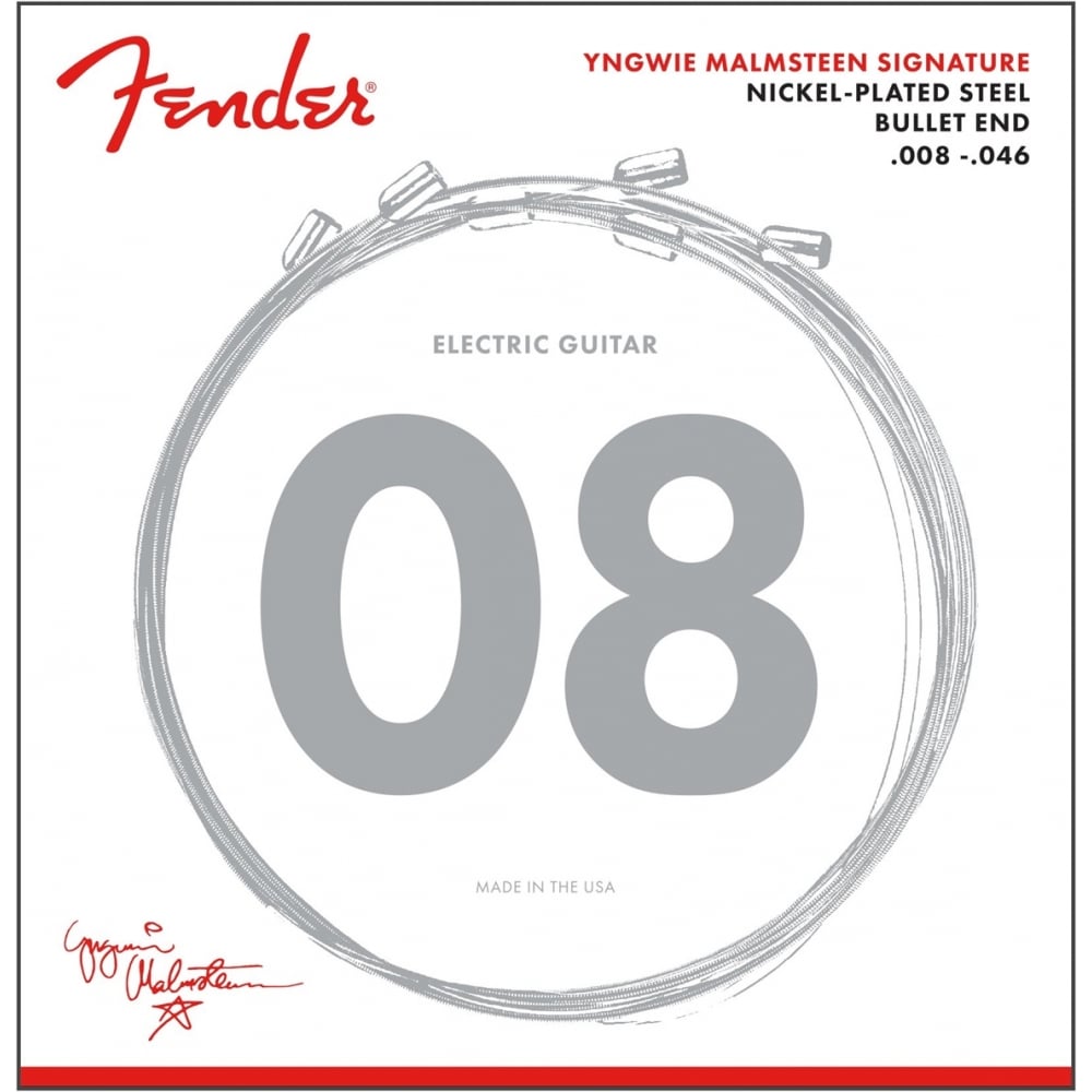 Fender Super Bullets Yngwie Malmsteen 8-46 Electric Guitar Strings