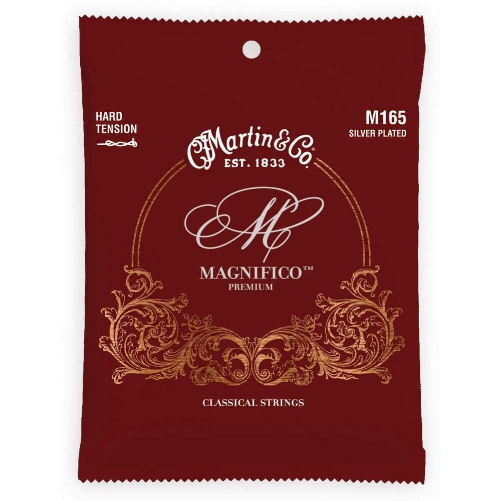 Martin M-165 Magnifico Silver-Plated Copper Premium High Tension Classical Guitar Strings