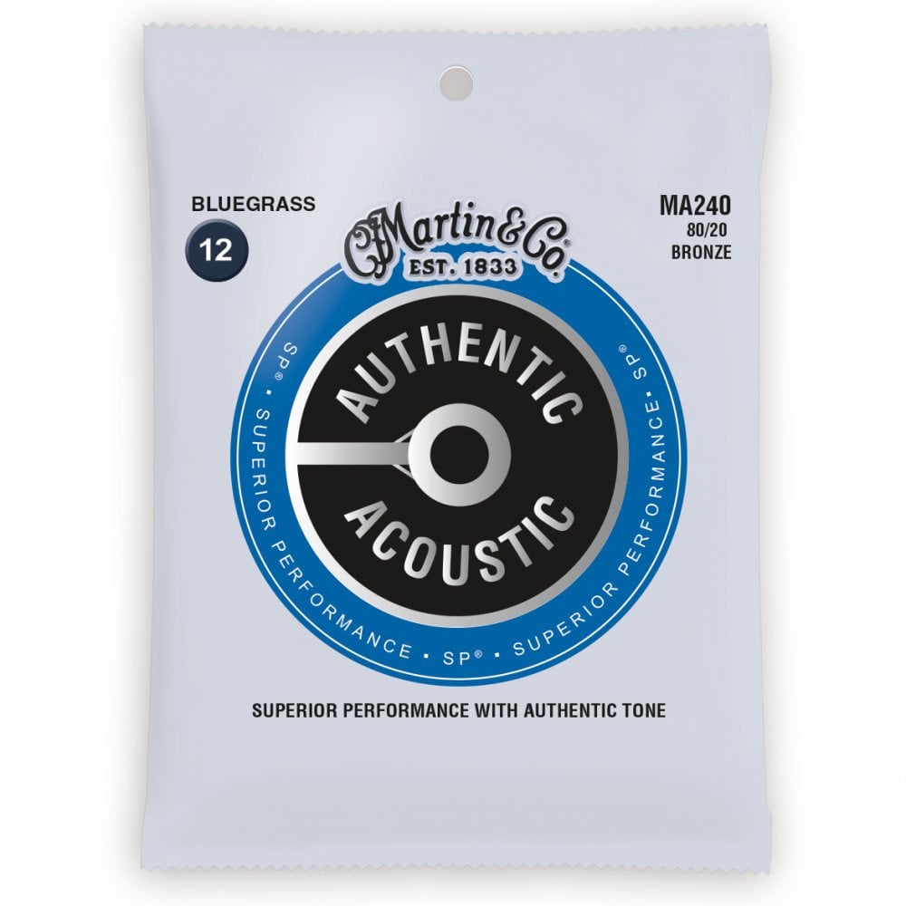 Martin Authentic Acoustic SP 80/20 Bronze 12-56 Acoustic Guitar Strings