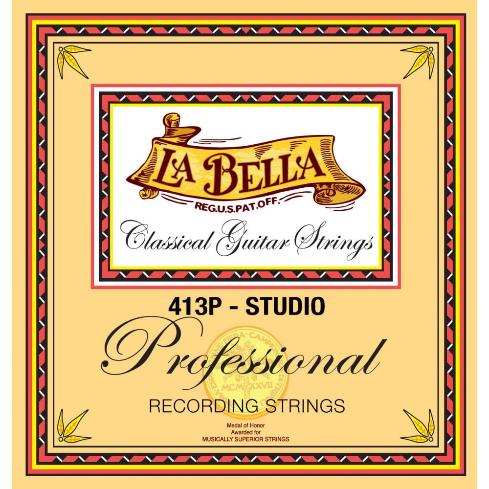 LaBella 413P Professional Studio 80/20 Bronze Classical Guitar Strings