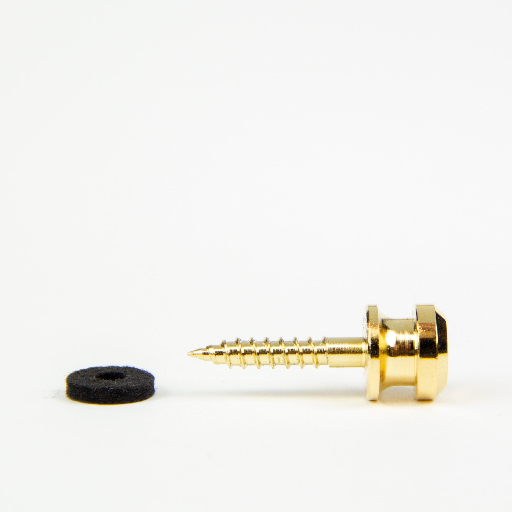 Schaller S-Locks Gold Strap Buttons and Screws (2-Pack)