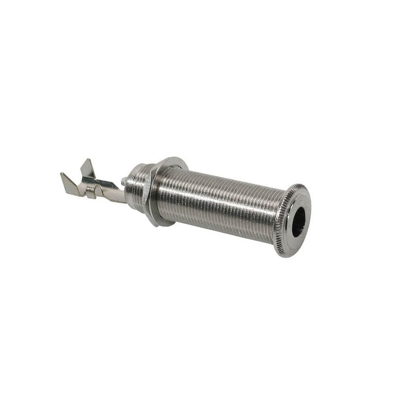 Switchcraft Barrel Output Jack, Mono, Nickel