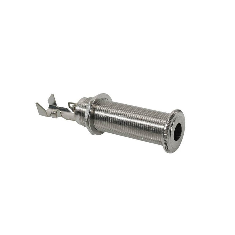 Switchcraft Barrel Output Jack, Stereo, Nickel