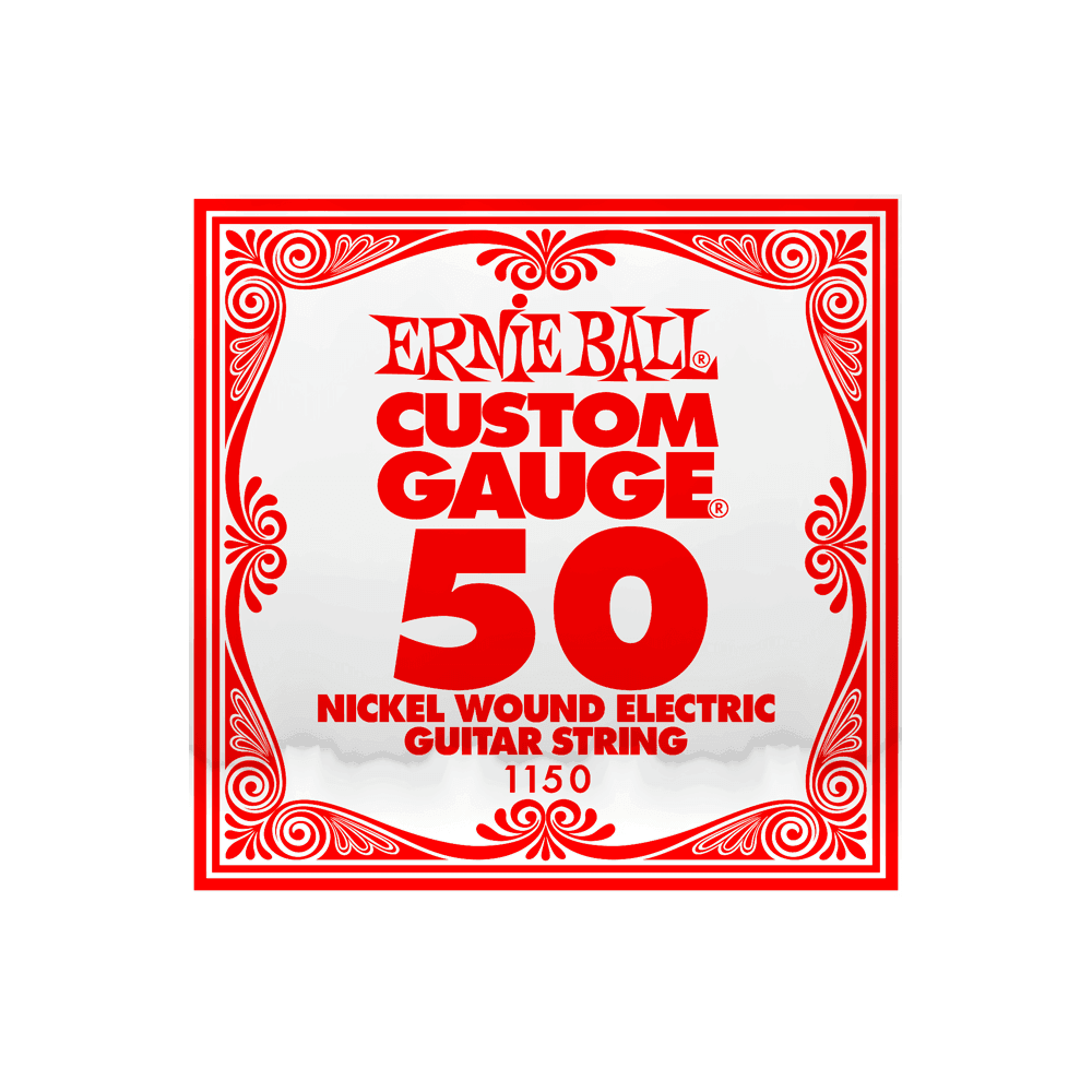 Ernie Ball Nickel Wound .050w Electric Guitar Single String