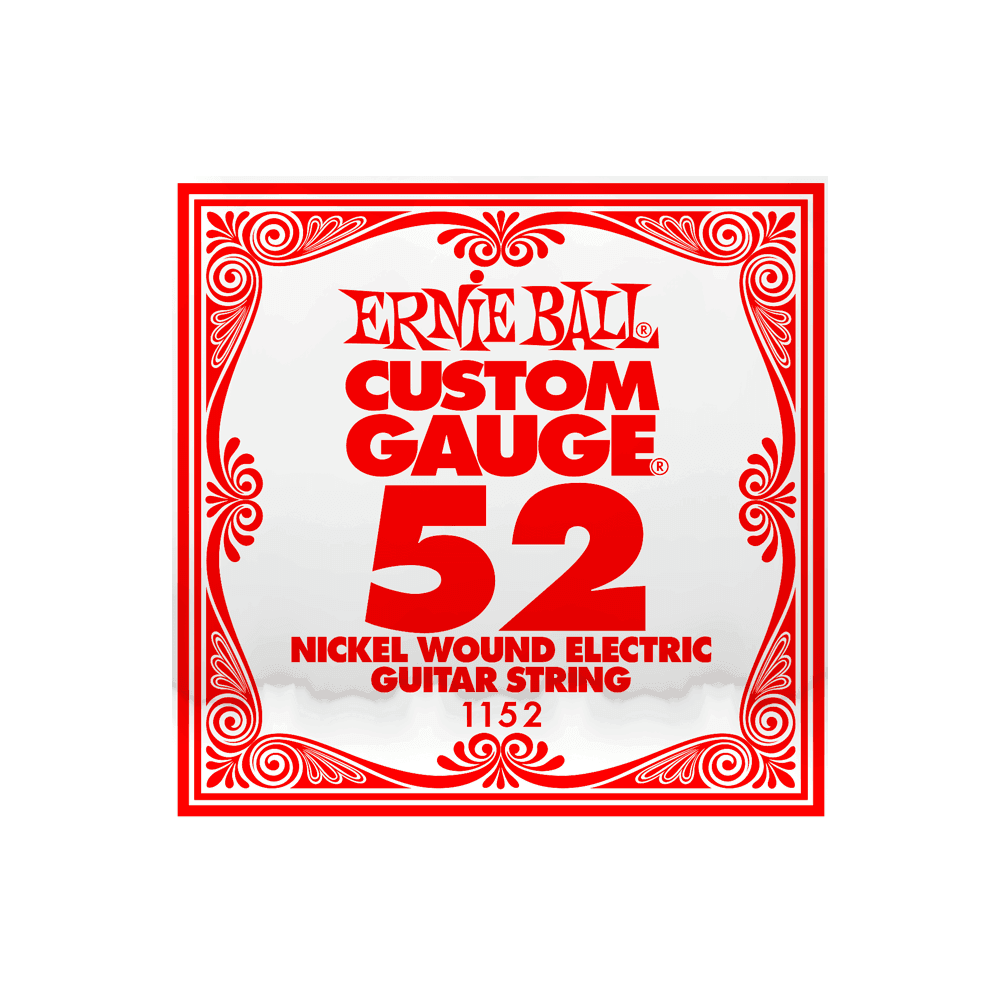 Ernie Ball Nickel Wound .052w Electric Guitar Single String