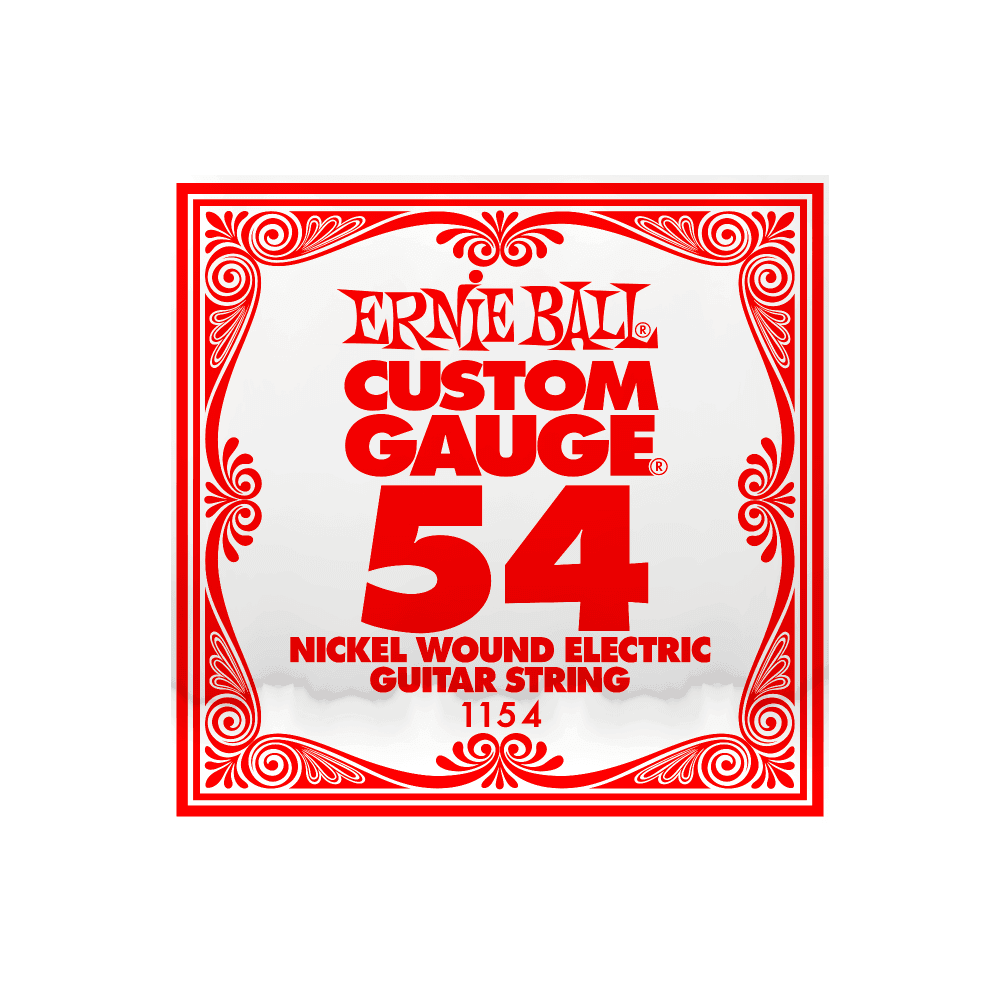 Ernie Ball Nickel Wound .054w Electric Guitar Single String
