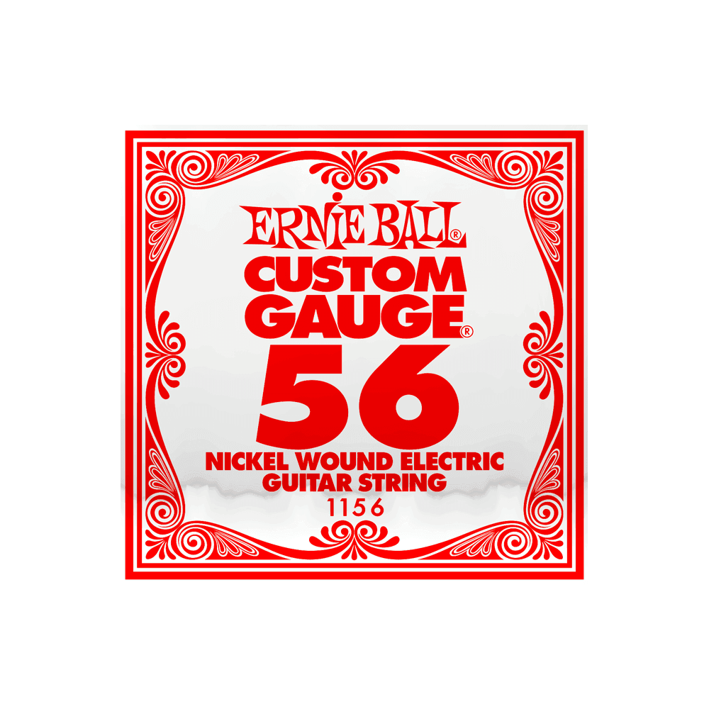 Ernie Ball Nickel Wound .056w Electric Guitar Single String