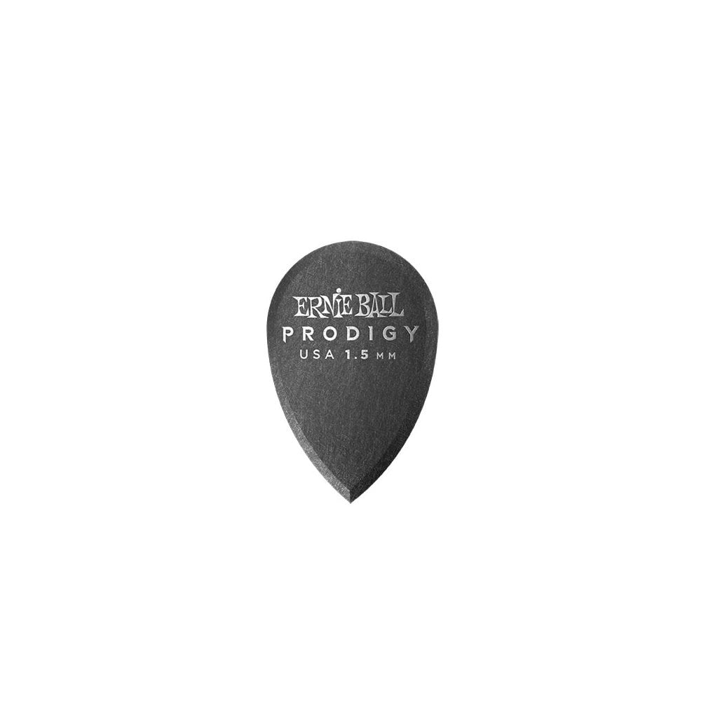 Ernie Ball Prodigy Teardrop 1.5mm, Black, 6Pack Strings Direct