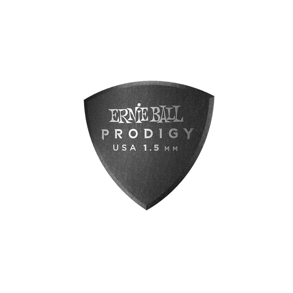 Ernie Ball Prodigy Large Shield 1.5mm, Black, 6Pack Strings Direct