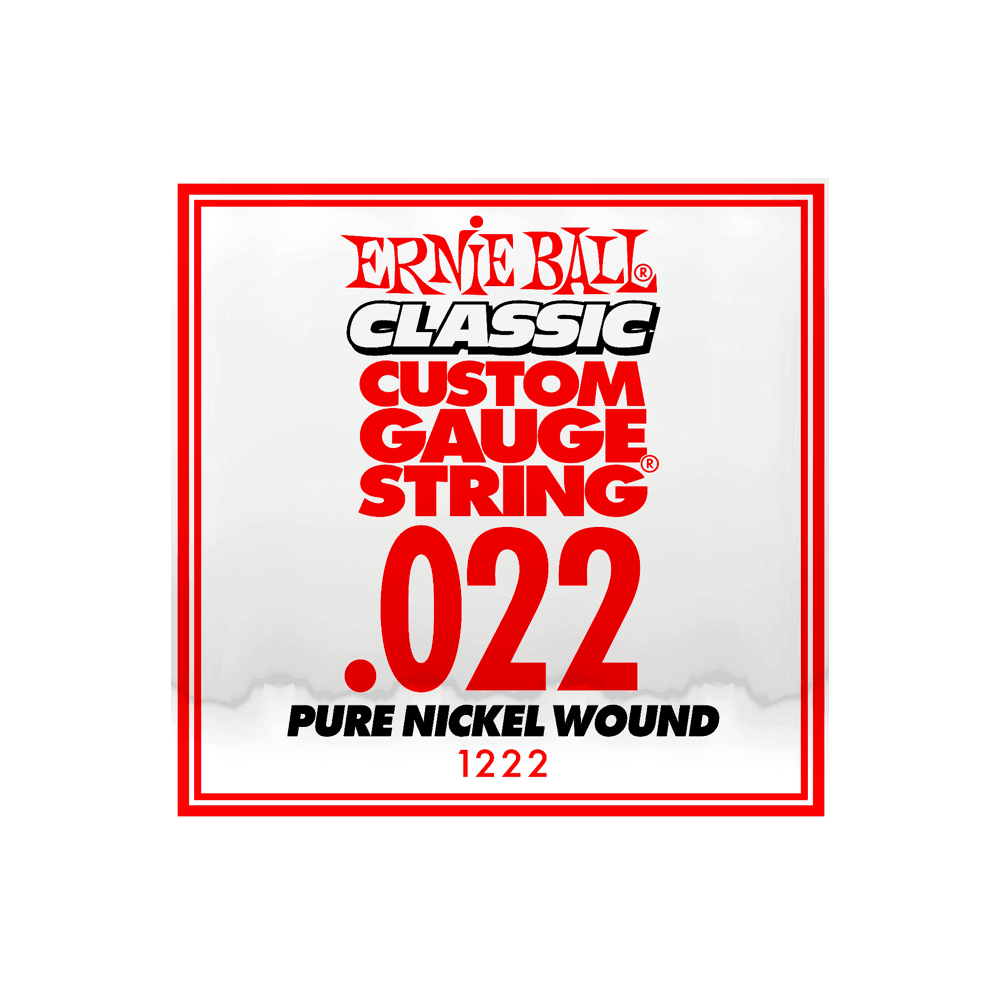 Ernie Ball Classic Slinky Pure Nickel .022w Electric Guitar Single String