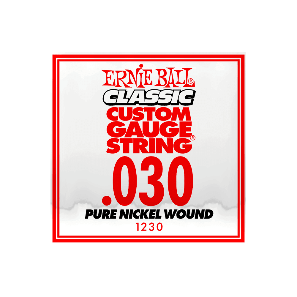 Ernie Ball Classic Slinky Pure Nickel .030w Electric Guitar Single String