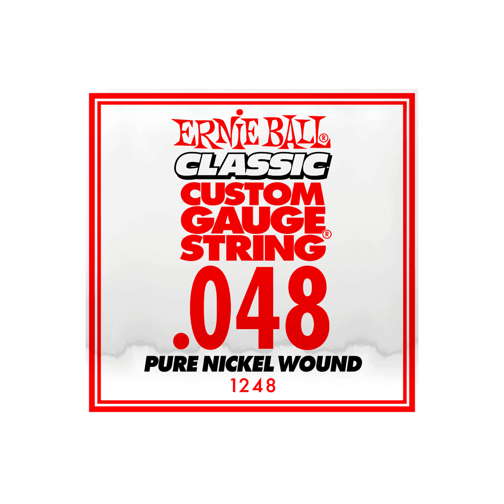 Ernie Ball Classic Slinky Pure Nickel .048w Electric Guitar Single String
