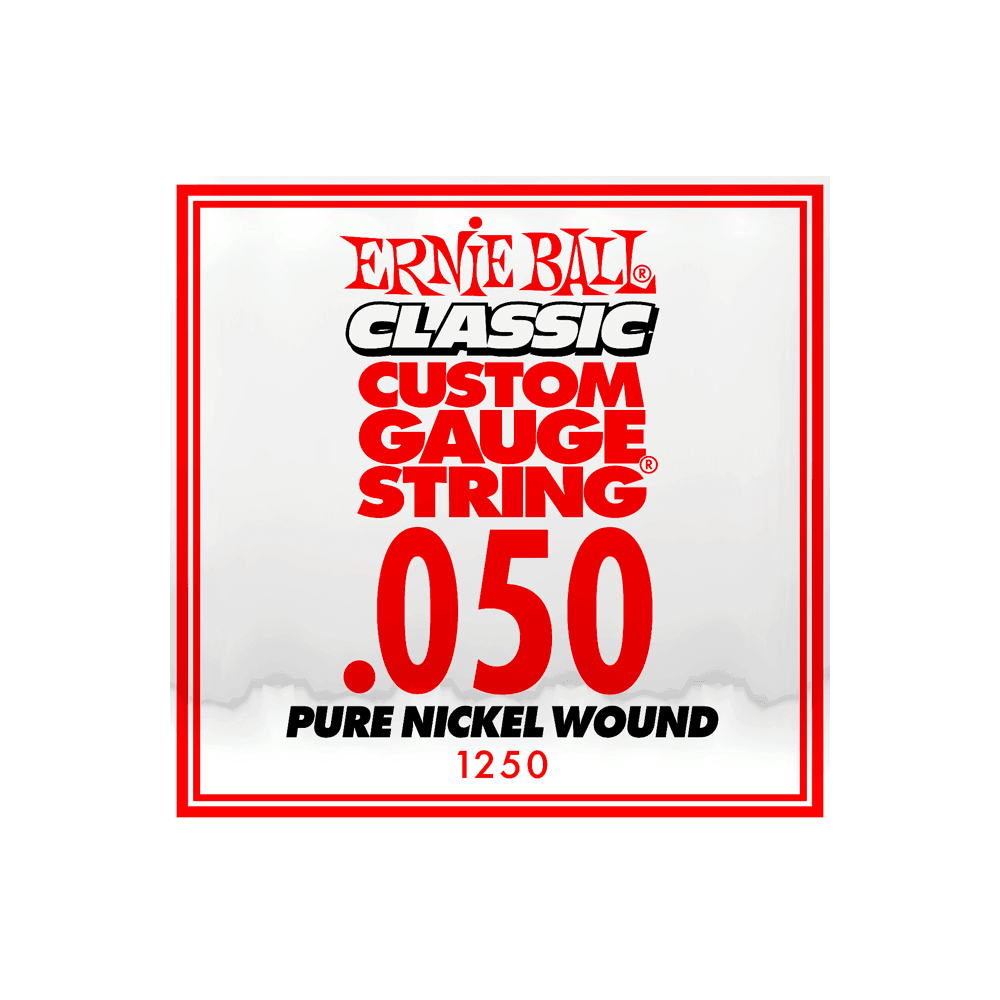 Ernie Ball Classic Slinky Pure Nickel .050w Electric Guitar Single String