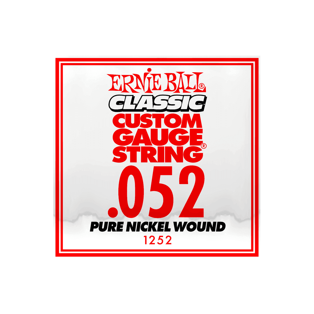 Ernie Ball Classic Slinky Pure Nickel .052w Electric Guitar Single String