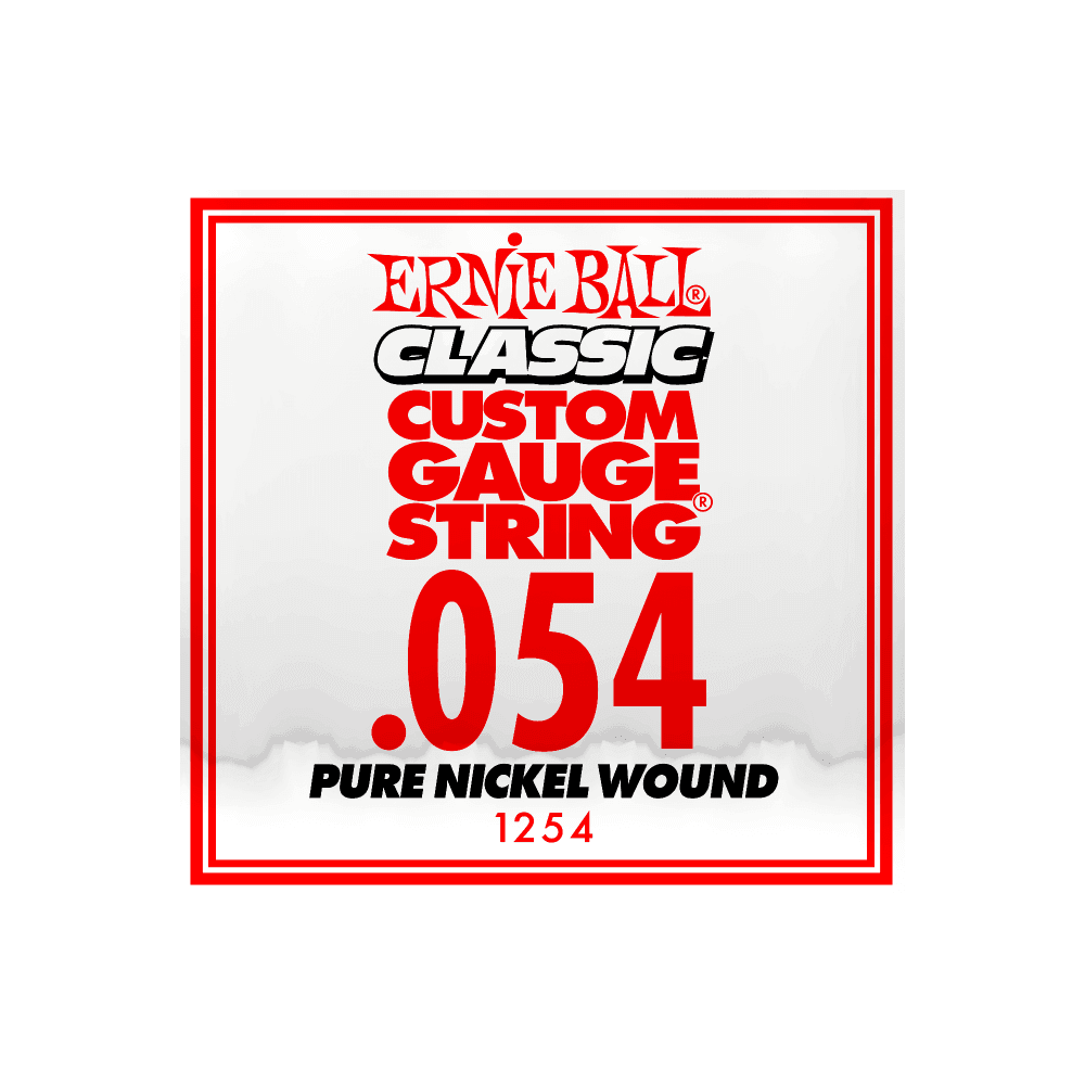 Ernie Ball Classic Slinky Pure Nickel .054w Electric Guitar Single String