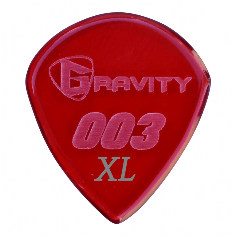 Gravity 003 XL Jazz Plectrum - Polished