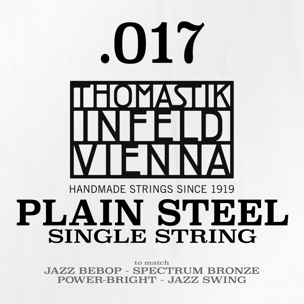 Thomastik-Infeld Brass Plated Steel Single String .017
