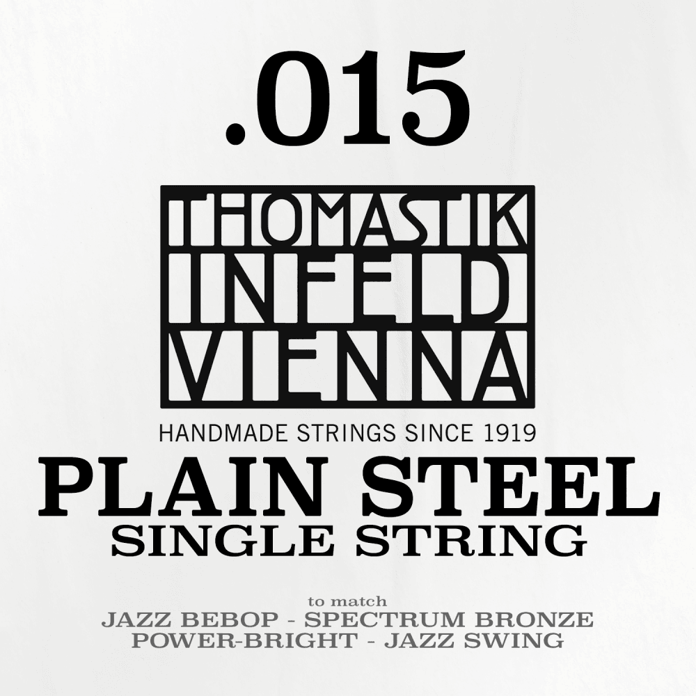 Thomastik-Infeld Brass Plated Steel Single String .015