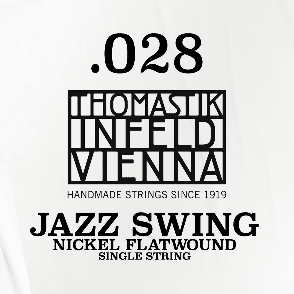 Thomastik-Infeld Jazz Swing Nickel Flatwound Single String .028