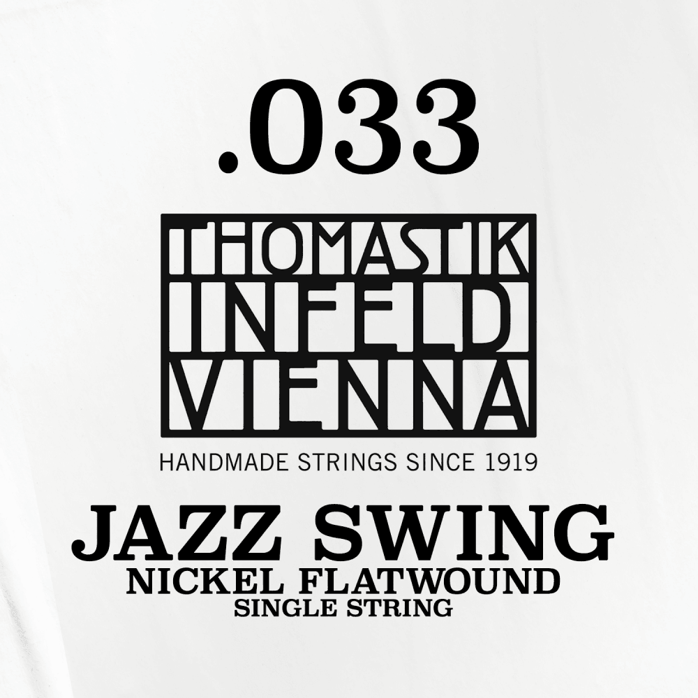 Thomastik-Infeld Jazz Swing Nickel Flatwound Single String .033