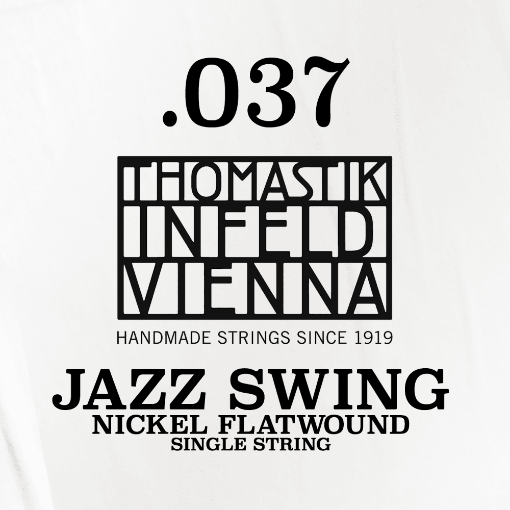 Thomastik-Infeld Jazz Swing Nickel Flatwound Single String .037