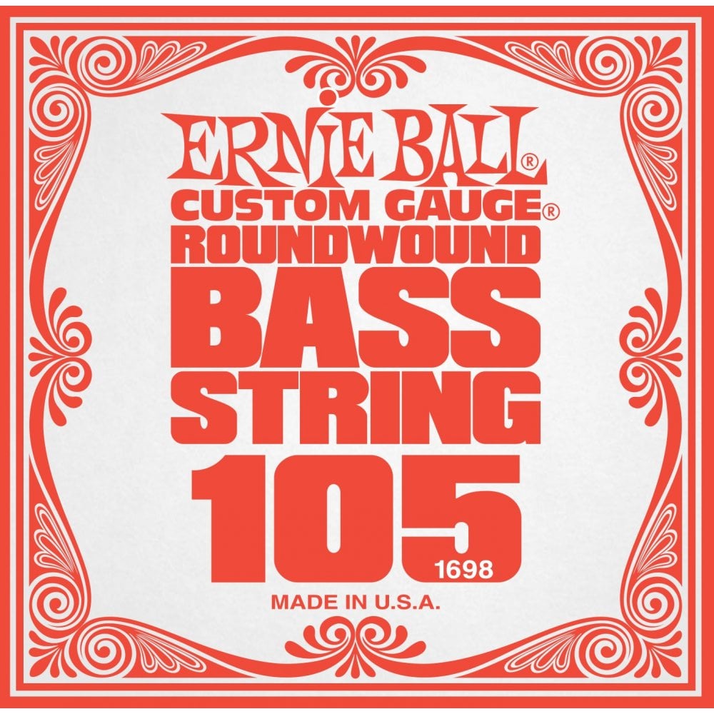 Ernie Ball Slinky Bass Nickel Wound .105 Bass Guitar Single String