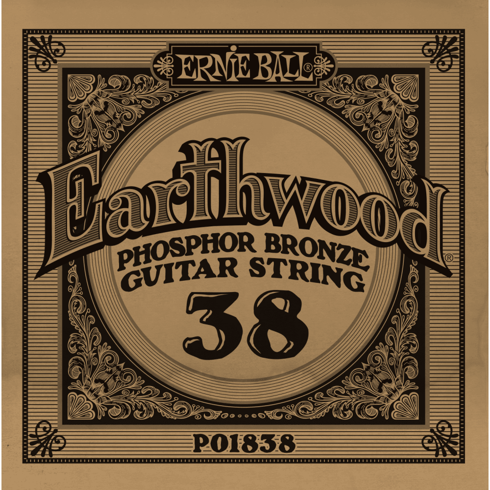 Ernie Ball Slinky Phosphor Bronze .038w Acoustic Guitar Single String