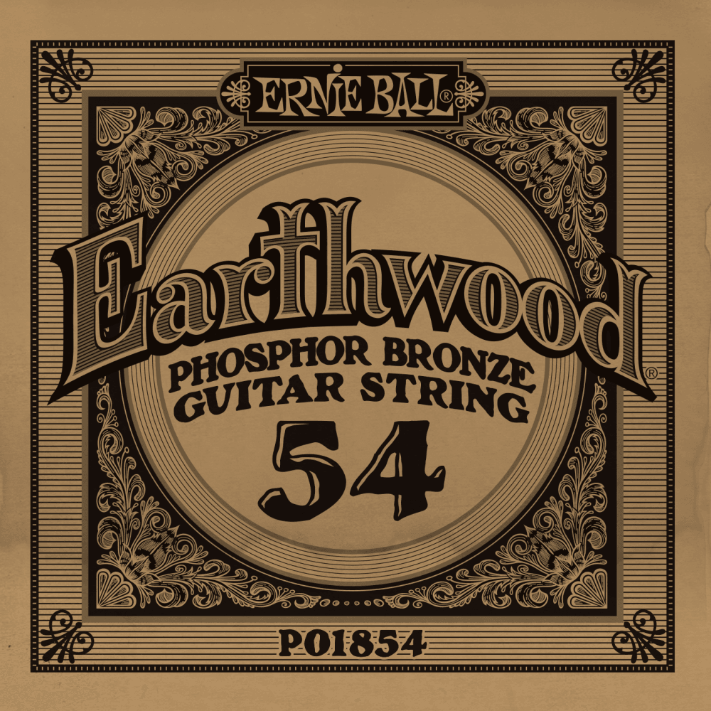 Ernie Ball Slinky Phosphor Bronze .054w Acoustic Guitar Single String