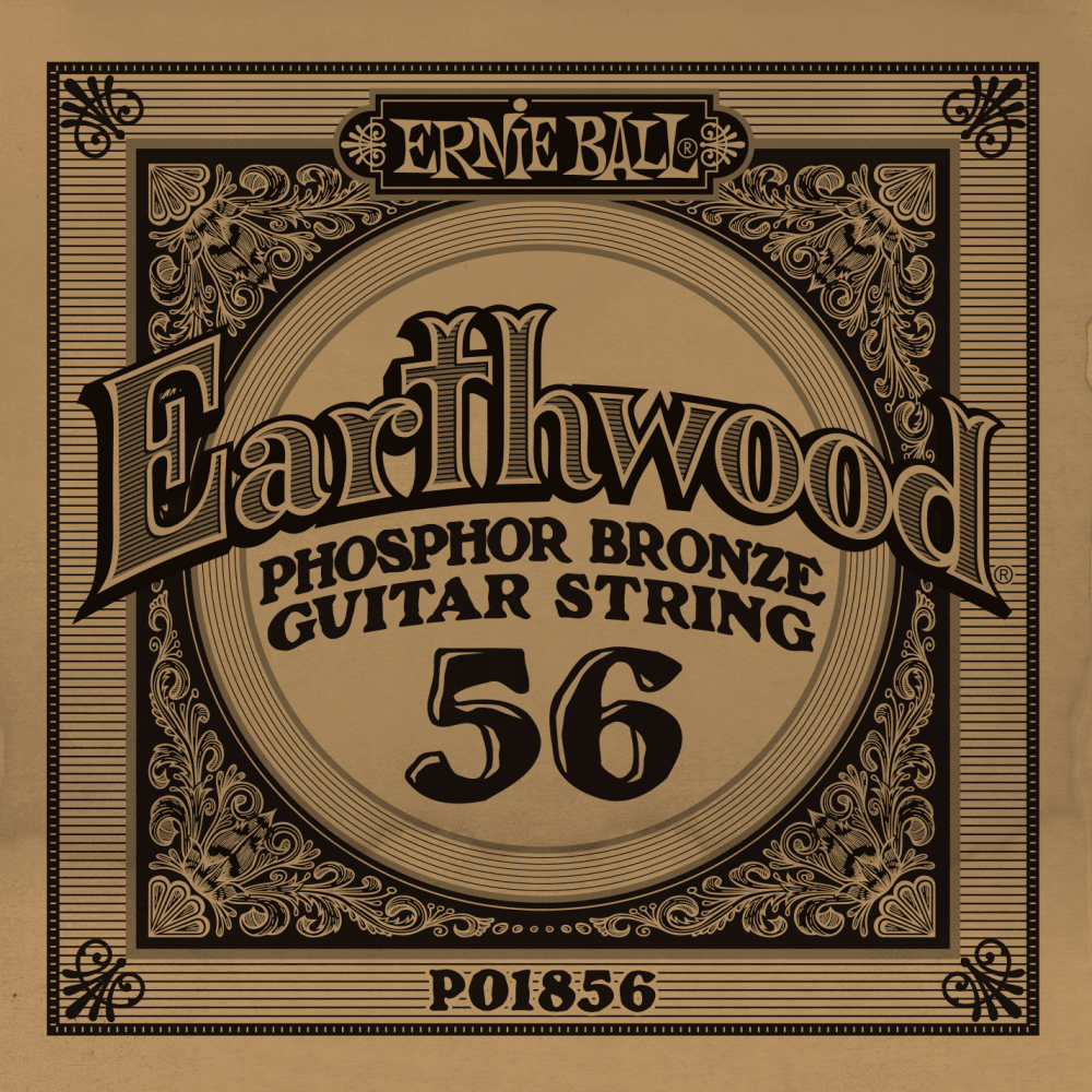 Ernie Ball Slinky Phosphor Bronze .056w Acoustic Guitar Single String