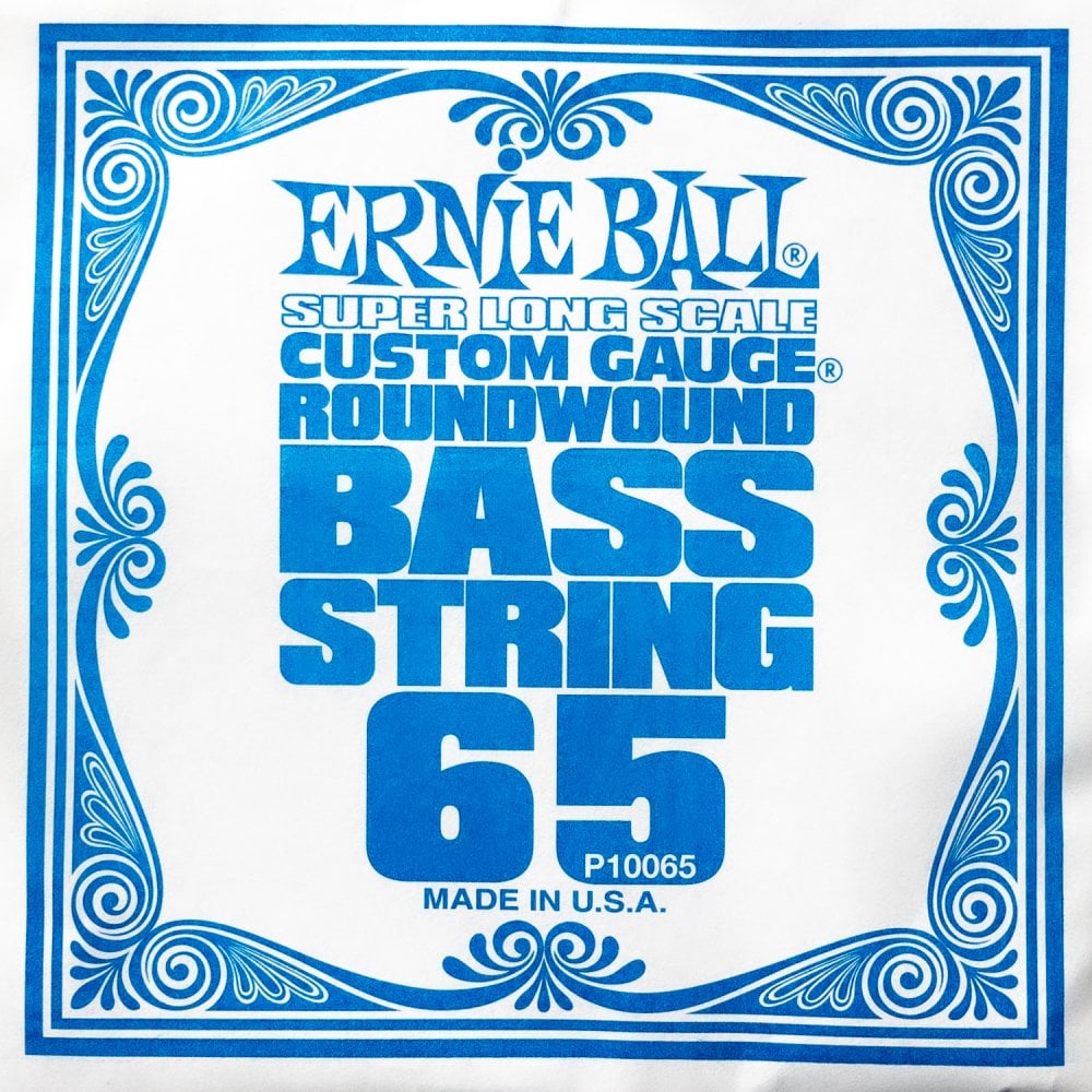 Ernie Ball Super Long Nickel Wound .065 Bass Guitar Single String