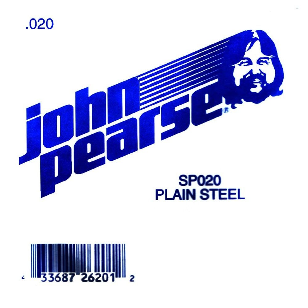 John Pearse Plain Steel .020 Single String