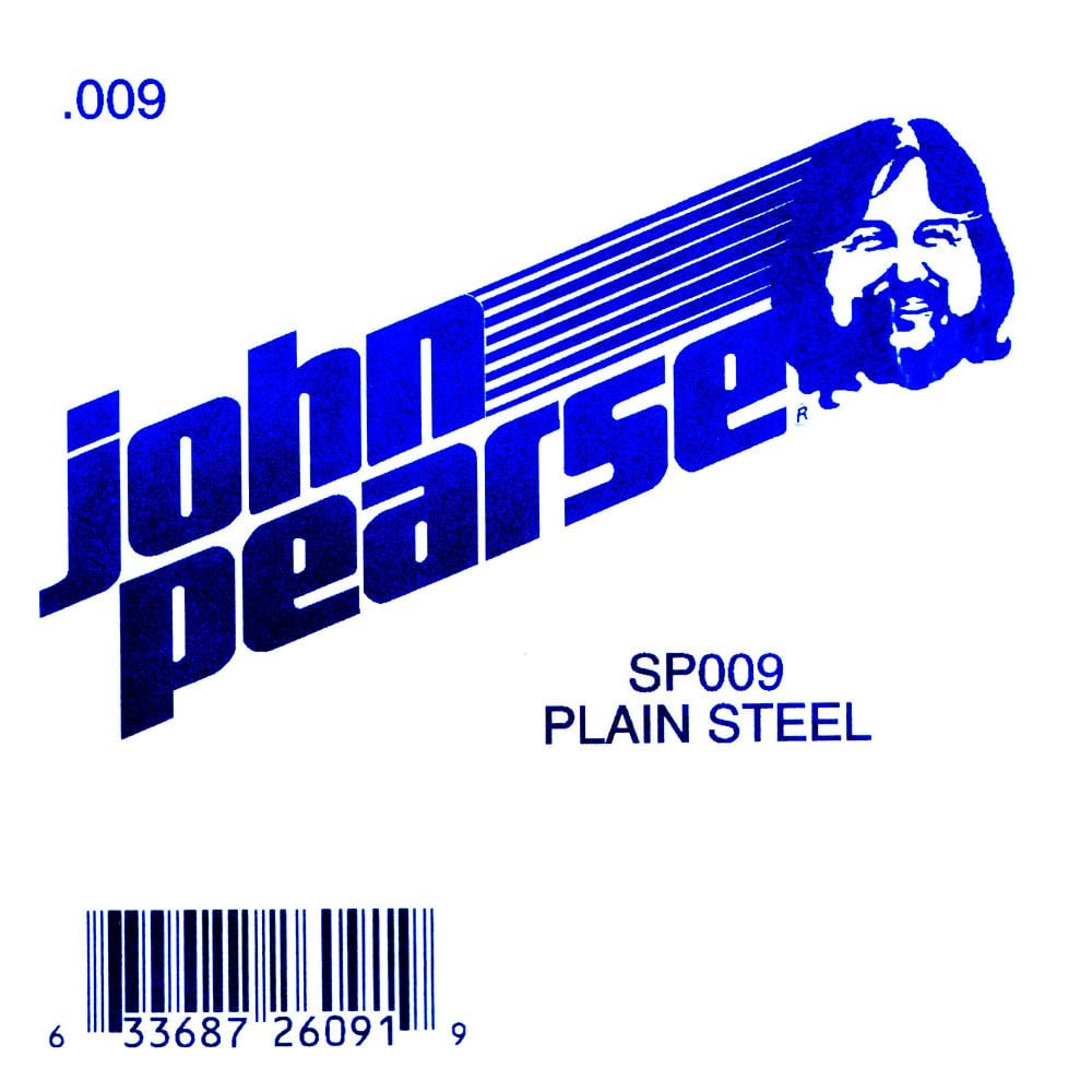 John Pearse Plain Steel .009 Single String