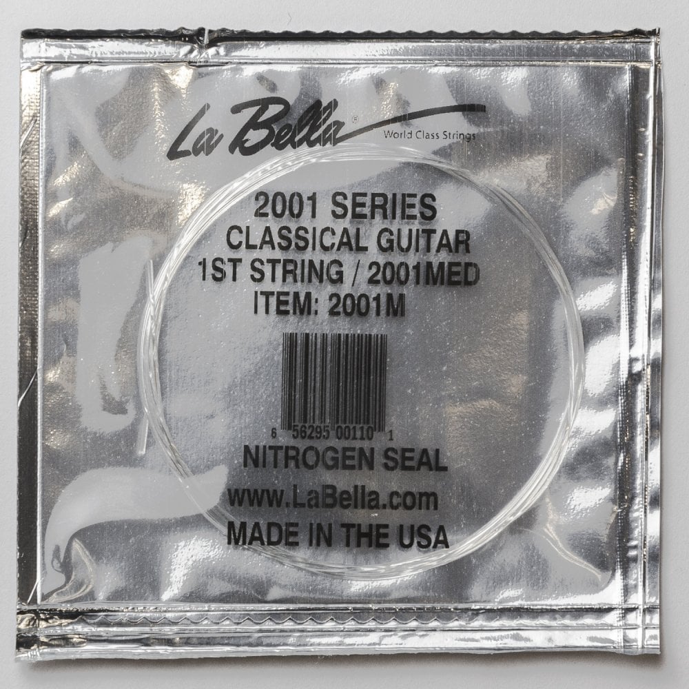 La Bella Nylon Classical Guitar E-1st Single String, Medium Tension