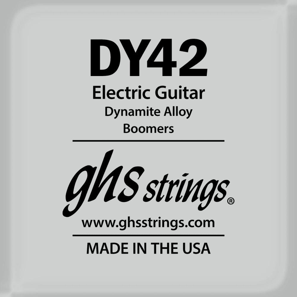 GHS Boomers Round Core Nickel Wound .042 Electric Guitar Single String
