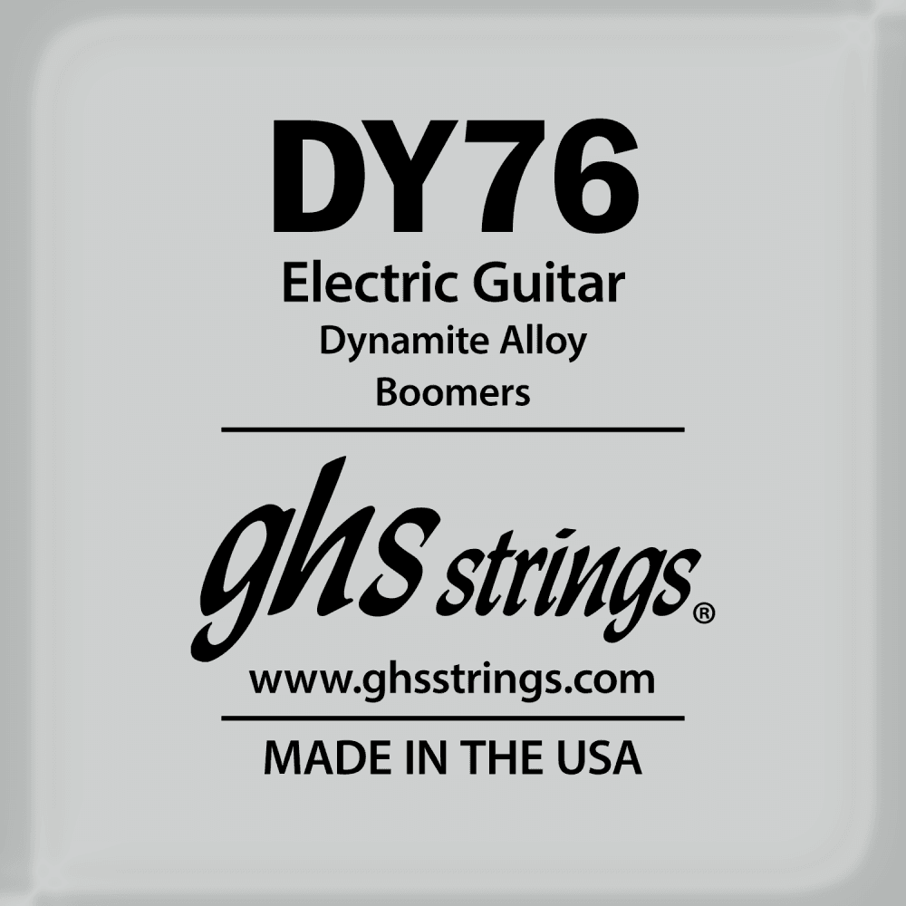GHS Boomers Hex Core Nickel Wound .076 Electric Guitar Single String
