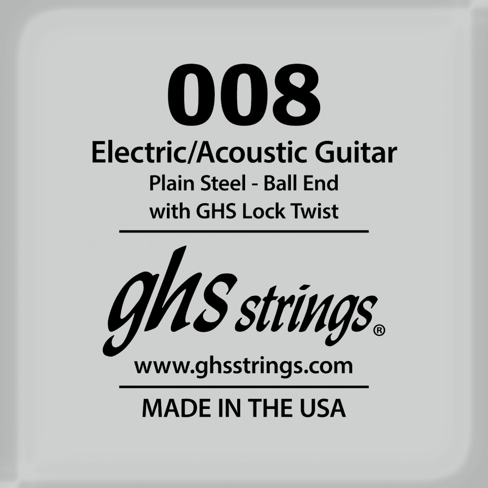 GHS Plain Steel 8 (.008