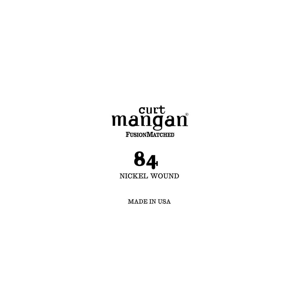 Curt Mangan Nickel Round-Wound 84 (.084”) Electric Guitar Single String, Ball-End