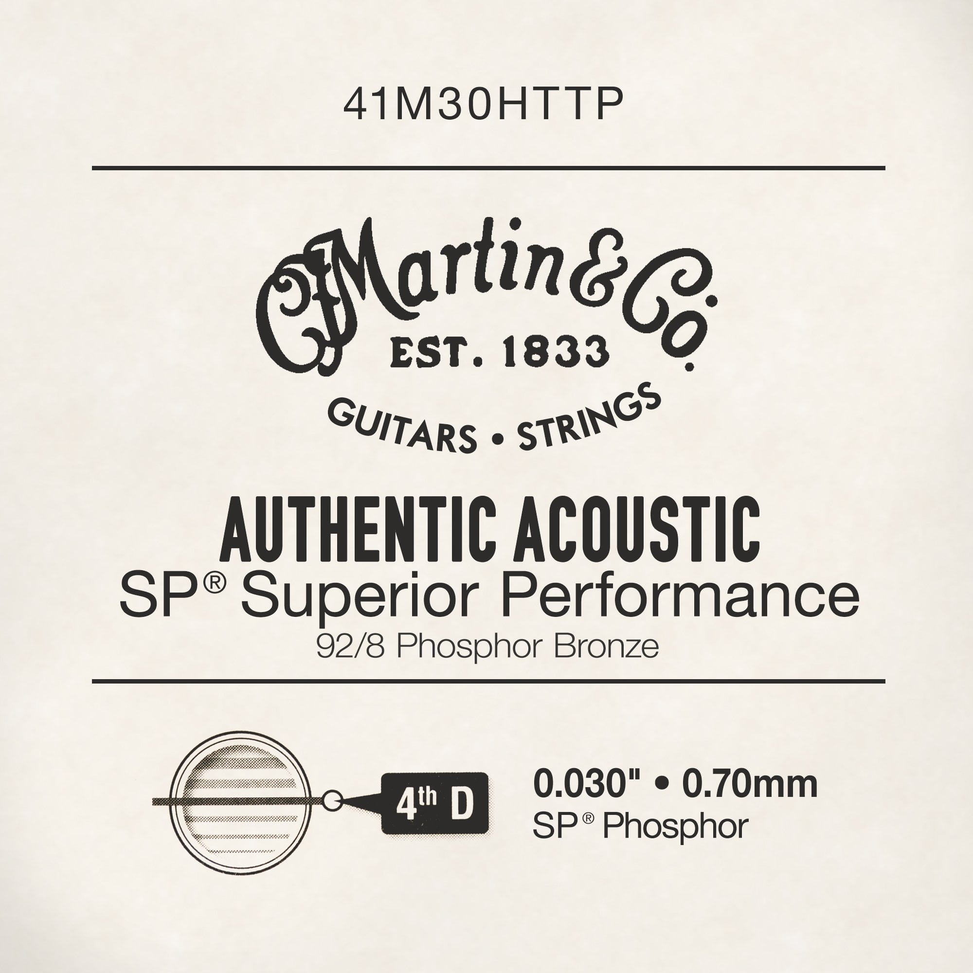 Martin Authentic Acoustic Phosphor Bronze 30 (.030