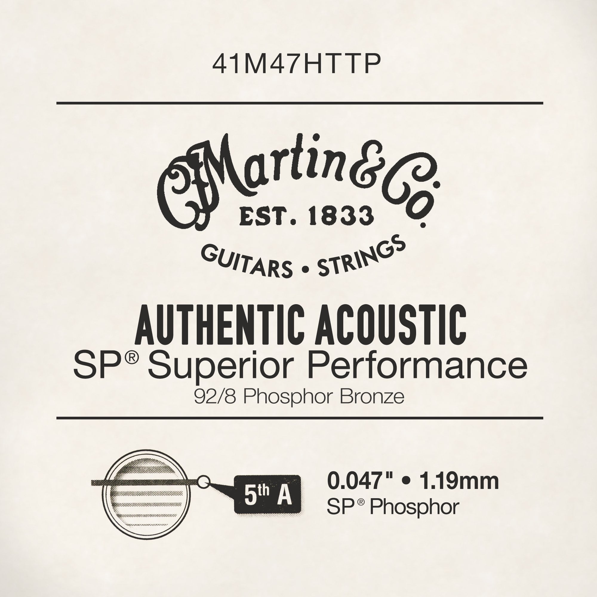 Martin Authentic Acoustic Phosphor Bronze 47 (.047