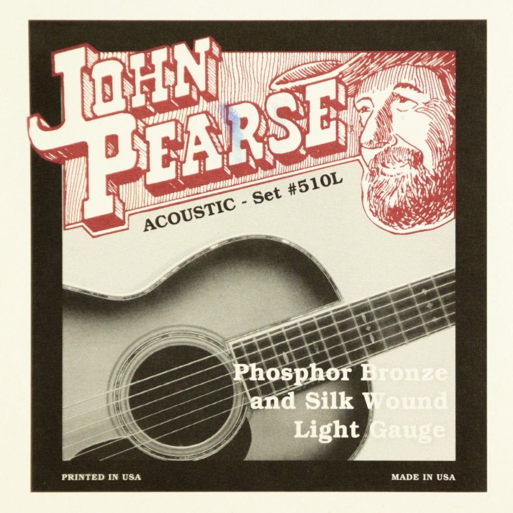 John Pearse Silk & Phosphor Bronze 11-49 Acoustic Guitar Strings