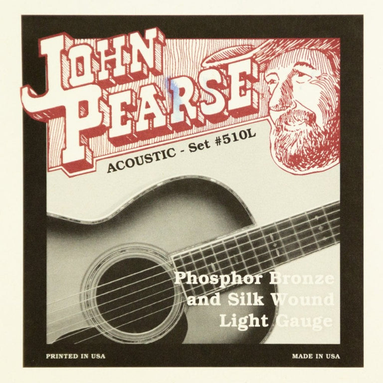 John Pearse Silk & Phosphor Bronze 11-49 Acoustic Guitar Strings