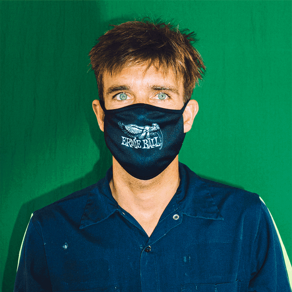 Ernie Ball White-Winged Eagle Face Mask, Teen/Petite