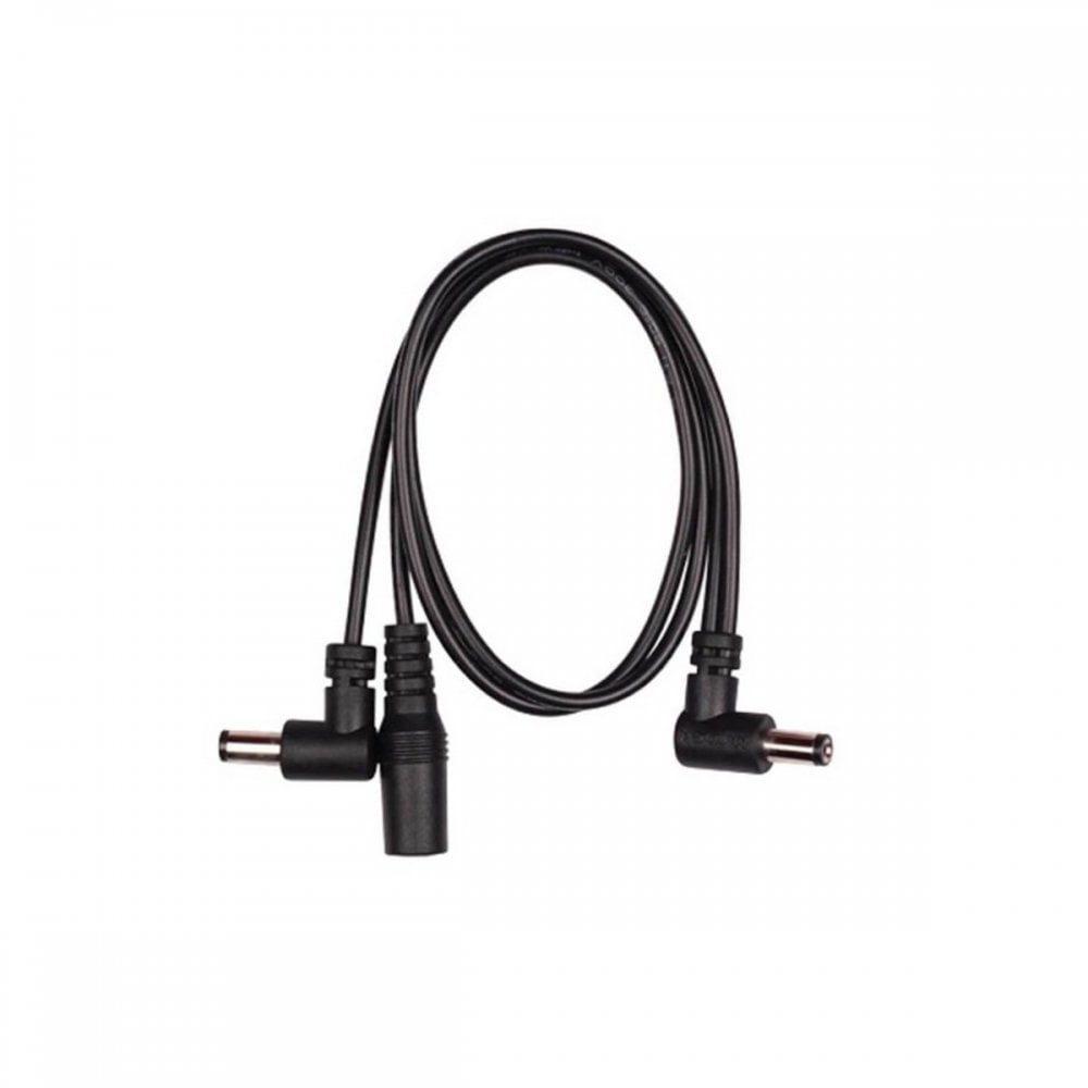 MOOER PDC-2A Daisy Chain Power Cable, Angled, for up to 2x Guitar Effects Pedals