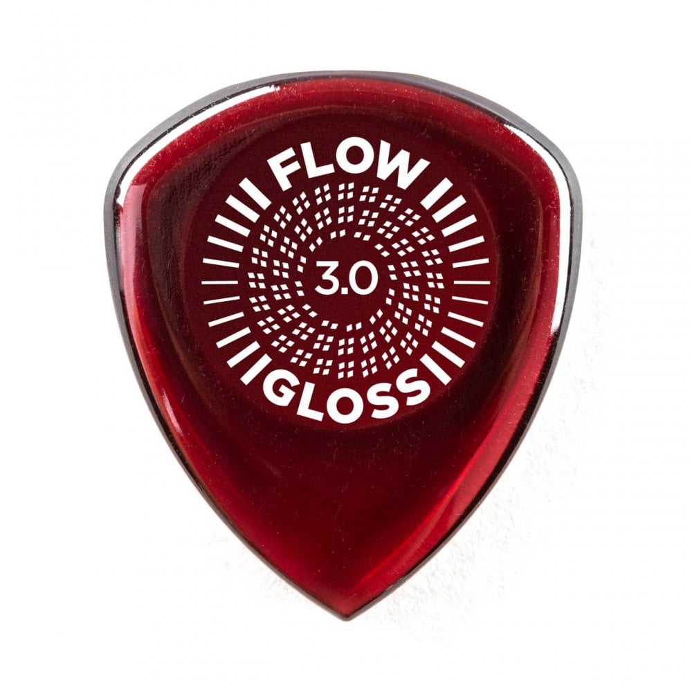 Jim Dunlop Flow Gloss Guitar Picks 3.0mm, 3-Pack