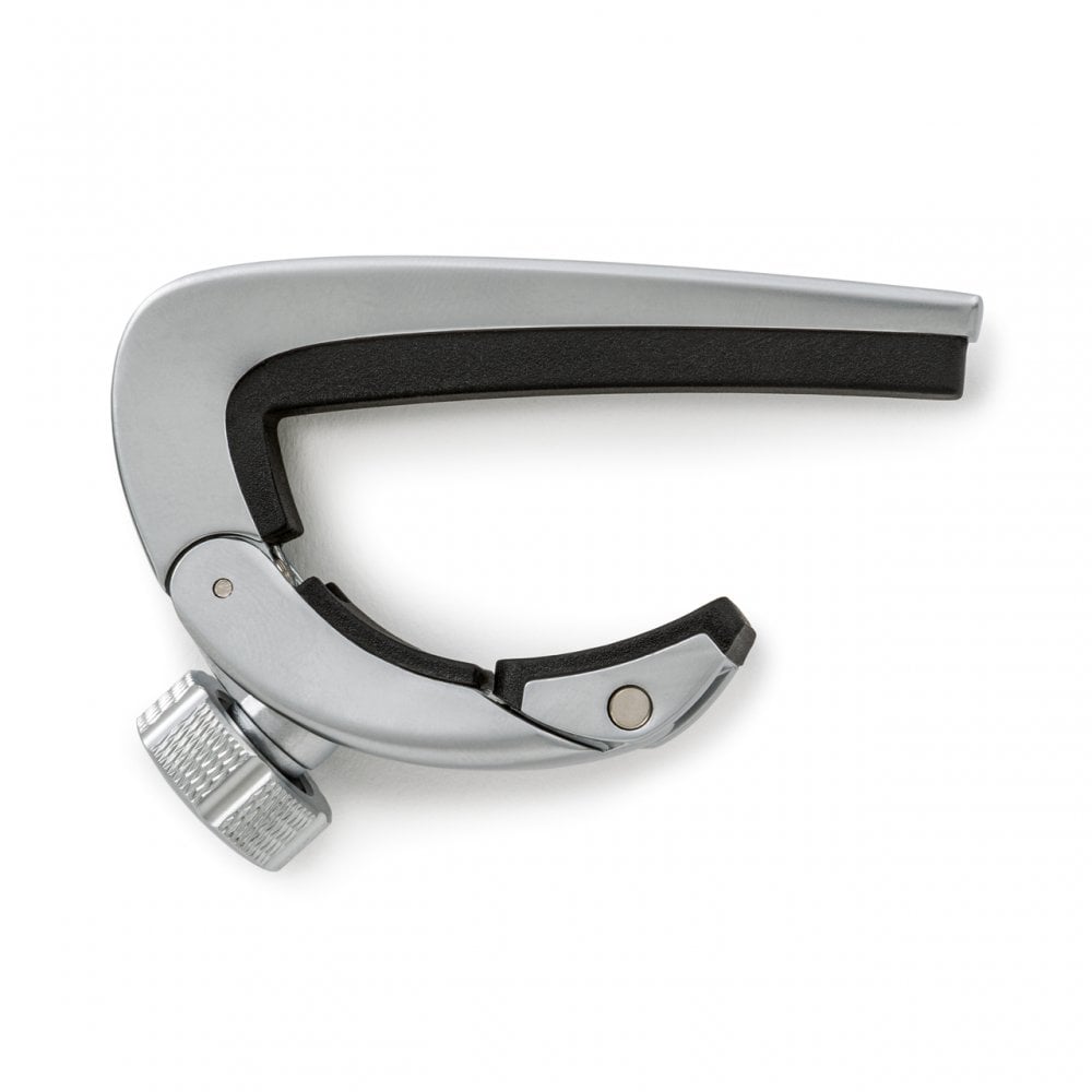 Jim Dunlop Self-Centring Pivot Capo, Satin Chrome
