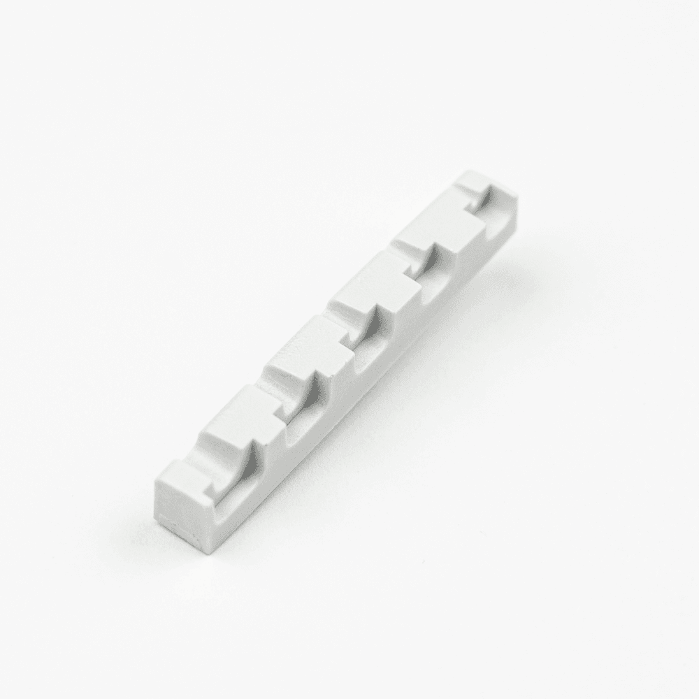 Music Man Compensated 5-Sting Bass Nut for SR5/Bongo 5/STL 5, White