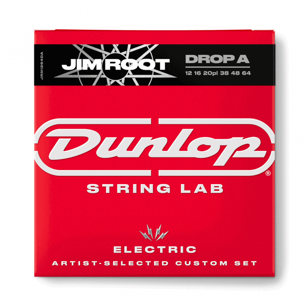Jim Dunlop Jim Root Signature 12-64 Electric Guitar Strings, Drop-A