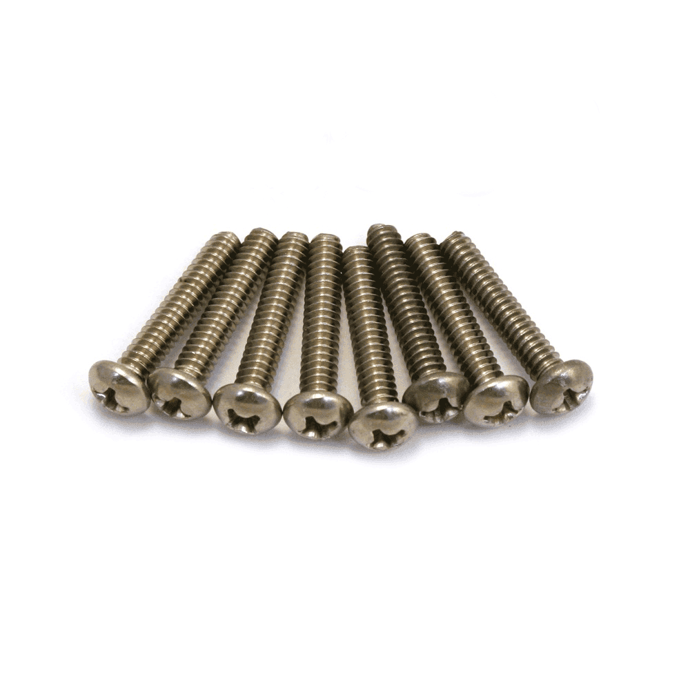 Allparts Pickup Mounting Screws for Stratocaster, Steel, 8-Pack